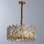 Подвесная люстра Divinare Medea 1684/01 LM-10 (220V, хрусталь, на цепи, круглые)