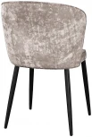 Стул DikLine 347 микровелюр M02 бежевый, ножки черные