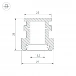 Профиль HR-F-2000 (Алюминий) 012091 Arlight