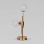 Настольная лампа Eurosvet Volver 01383/2 латунь (220V, выключатель, шарики)