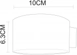 Настенный светильник Arte Lamp Cerchio A1417AP-1WH