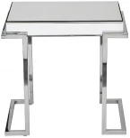 Журнальный стол Garda Decor KFG130 (Хром/Зеркальный)