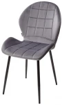Обеденный стул M-City FLOWER BLUVEL-14 GREY, велюр