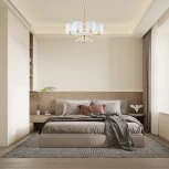 Подвесная люстра Arte Milano Florentia-2097 302097/8 Wh/Gd (220V, на цепи)