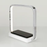 Интерьерная настольная лампа Eurosvet Frame 80502/1 хром