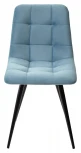 Стул CHILLI-Q бирюзовый #H52, велюр / черный каркас, 4 шт/ 1 к