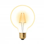 Лампочка светодиодная шар желтая E27 6W Uniel LED-G95-6W/GOLDEN/E27 GLV21GO
