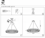 Подвесной светильник Tivoli SL1622.163.01 ST Luce (LED, 220V, на тросе, кольцо)