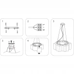 Подвесной светильник Lightstar Nubi Legno 802165