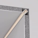 Профиль DECORE-S6-INT-COMFORT-2000 ANOD внутренний (Arlight, Алюминий) 043161