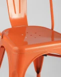 Стул Stool Group TOLIX оранжевый глянцевый УТ000001186