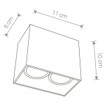 Накладной точечный светильник Nowodvorski Gap 9385 (220V)