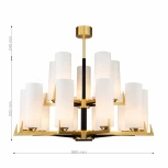 Подвесная люстра Favourite Maximo 2623-15P