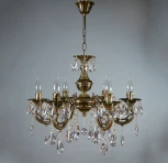 Подвесная люстра Ambiente by Brizzi Aria 8818/6 PB Tear Drop