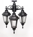 Потолочный светильник уличный Oasis Light MUNICH 2S 79750SA/3 Bl (220V, фонарь, IP44)