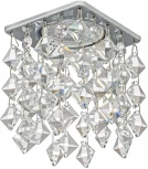 Встраиваемый светильник хрустальный Dio D'Arte Tayo Nickel GU10.5.14.8x8.103 N (220V)