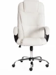 Кресло BERGAMO хром (22) кож/зам, белый, 36-01 Tetchair 19400