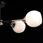 Потолочная люстра на штанге ILLUMICO IL0715-4CSQ-24 BK GD LIBRA (220V)