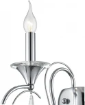 Бра Lumion Laoka 8032/1W металл/хрусталь, хром/прозрачный E14 1*40W 220V (подвески, подсвечник, свеча)