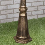 Наземный фонарь Elektrostandard Cassiopeya F/3 черное золото (220V, IP44)