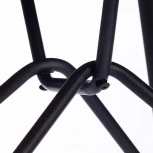 Стол RUSTO (mod. 283) МДФ/металл, D100 х 75 см, Black (Черный) / Walnut (Орех) 10 Tetchair 15520