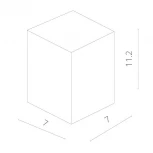 Встраиваемый точечный светильник Arte Lamp Tubo A9264PL-1WH (220V)