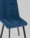 Стул Stool Group Oliver Square велюр синий УТ000034878