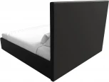 Кровать интерьерная Афродита 180 (Черный/Экокожа) Лига Диванов арт.120601