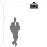 Потолочная люстра Lightstar Zeta 728043