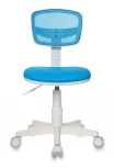 Кресло детское Бюрократ CH-W299 голубой TW-31 TW-55 крестовина пластик пластик белый