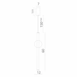 Подвесной светильник Divinare Cliff 1125/01 SP-16 (LED, 220V, на проводе)