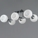 Потолочная люстра на штанге ILLUMICO IL0791-6CSQ-25 BK CR TRENTO (220V)