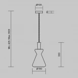 Подвесной светильник Maytoni Toys MOD405PL-01W2 (220V, на проводе)