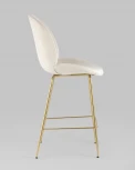 Стул полубарный Stool Group Beetle со спинкой бежевый УТ000025452