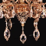 Подвесная люстра Omnilux Senis OML-74703-08 (220V, подвески, на цепи, подсвечник, свеча)