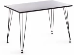 Стол STAR ЛДСП/металл, 110х70х75 см, черный топ/черные ножки Tetchair 19239