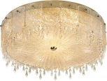 Потолочный светильник круглый хрустальный Newport 8300 8300/500 PL gold (220V, круглые)