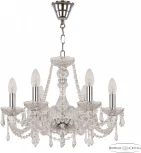 Подвесная люстра Bohemia 104 104/6/165 Ni (220V, подвески, на цепи, подсвечник, свеча)