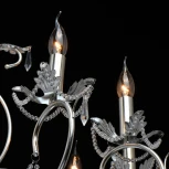 Подвесная люстра Chiaro Валенсия 299012410 (220V, на цепи, свеча, листья)