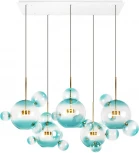 Подвесной светильник Loft It Bolle 2027-S5 Blue (LED, 220V, на проводе, шар, молекулы)
