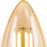 Лампочка светодиодная филаментная E14 4W 220V 220 lm 2200K белое теплое свечение Eglo Lm_led_e14 11557