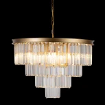 Подвесная люстра каскадная Loft IT Prism Clear 10019/600C (220V, хрусталь, на цепи)