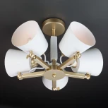 Потолочная люстра Eurosvet Frozen 70083/5 золото