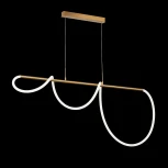 Подвесной светильник с гибким неоном и пультом Citilux Python CL220123 (регулировка яркости, LED, на тросе)