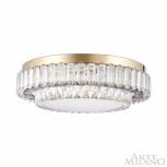 Потолочный светильник круглый Arte Milano 319133/D500 GD (регулировка яркости, LED, 220V, пульт управления, круглые)