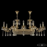 Подвесная люстра Bohemia Verona 72153/10/250/600 G