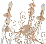 Подвесная люстра Arte Milano AM345620 345620/5 FGD (220V, подвески, на цепи, подсвечник, свеча)