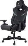 Кресло игровое Knight Thunder 5X черный эко.кожа крестов. металл