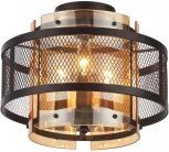 Потолочная люстра Lumion Zarina 8007/3C черный/черный, золотой металл/металл, стекло Е14 3*40W 220V (круглые)