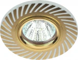 Встраиваемый точечный светильник ЭРА DK LD39 WH/GD /1 (12V, круглые)